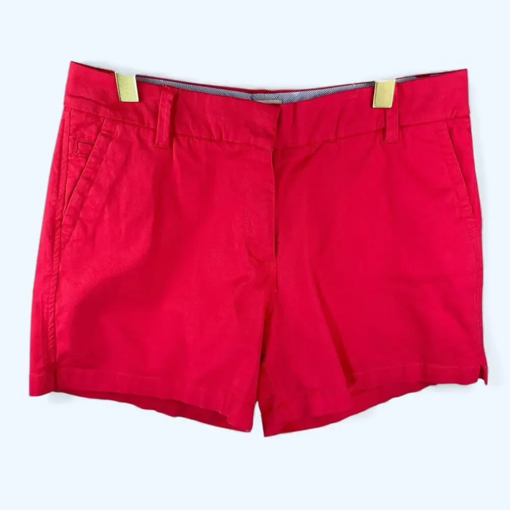 Crown & Ivy Women's Caroline Pink Chino Shorts size 10